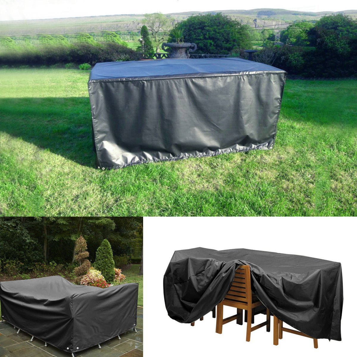 Heavy Duty Waterproof Garden Patio Furniture Cover Outdoor Rattan Table