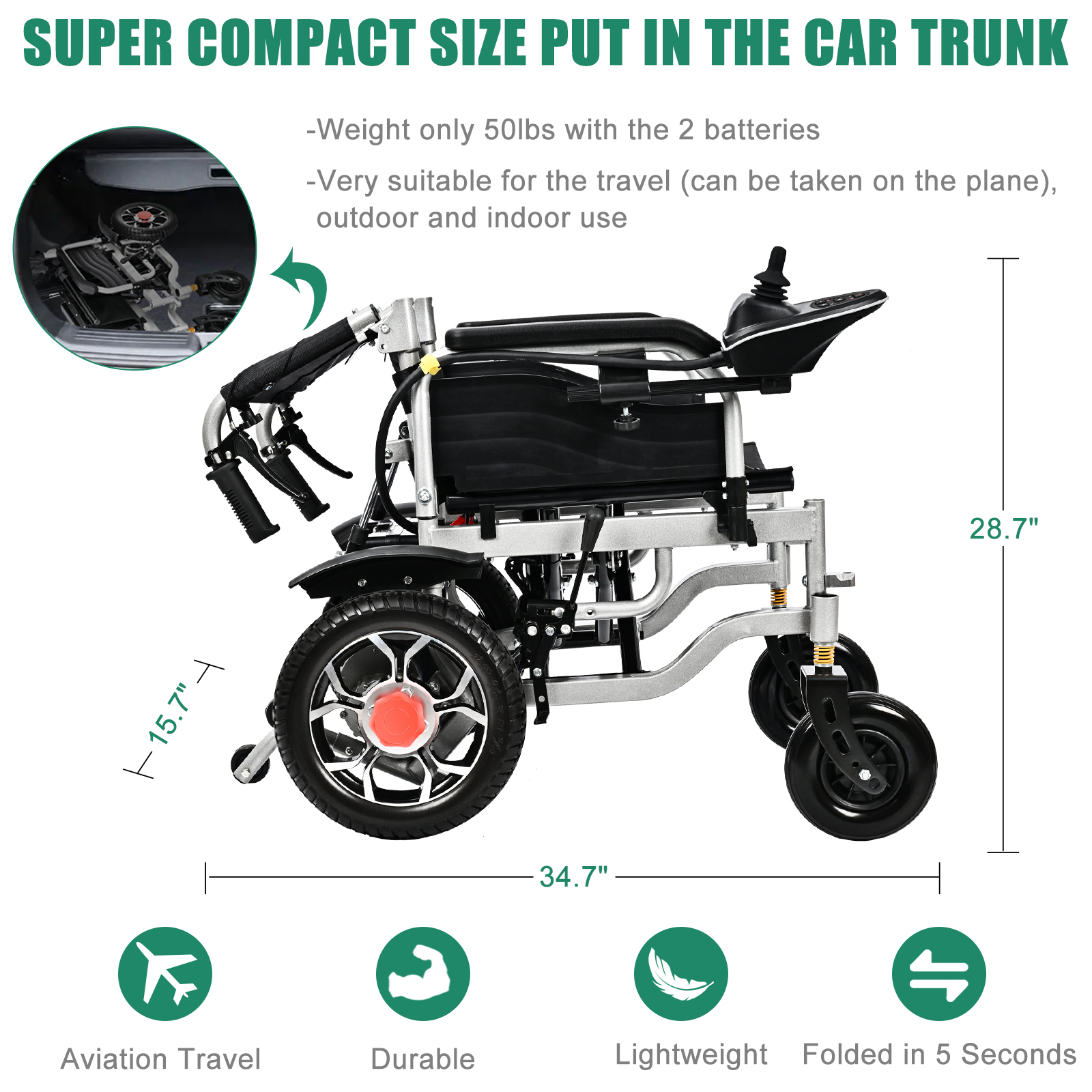 Whill Ci2 Intelligent Power Wheelchair Back Support Cushion - Tax