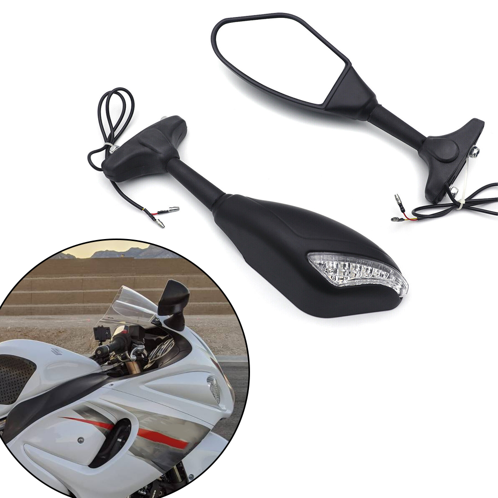 mirror9 - ミラーナインスター LED Turn Signals Side Mirrors Black Integrated 2pcs Fit For