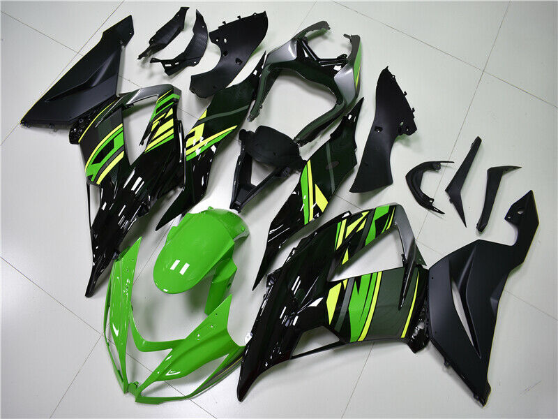 リンカーン商品 Fit for Kawasaki Ninja ZX6R 636 2013-2018 Green Black