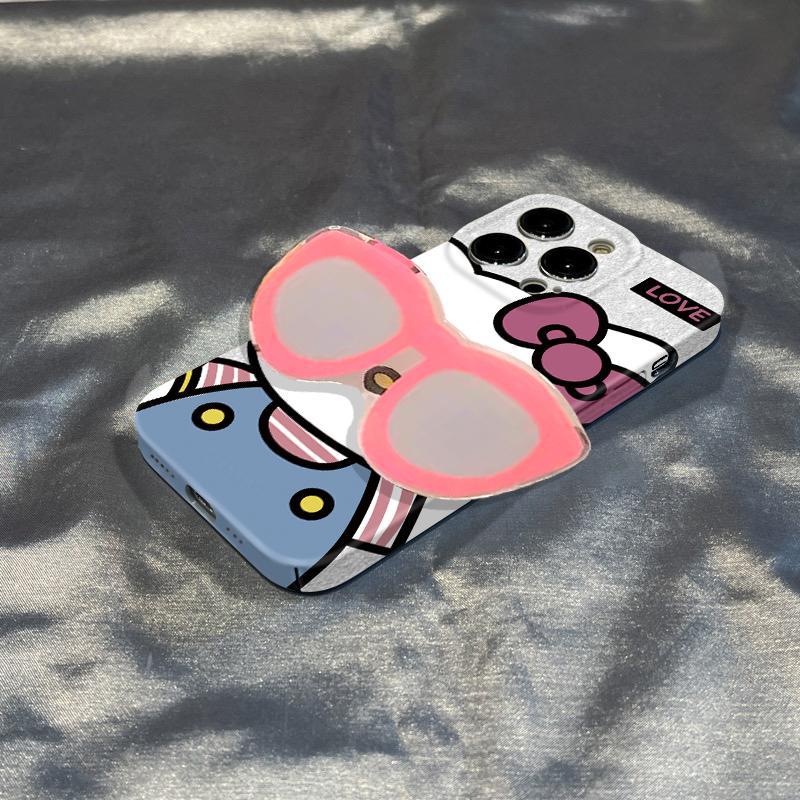 hello_Kitty_._._　iPhone14 proケース　ピンク For Apple iPhone 14 Pro Max 13 12 11 Hello Kitty Cartoon
