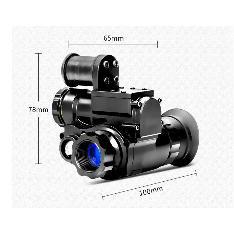 NVG10 Night Vision Goggles Monocular 6x Zoom IP66 For Helmet