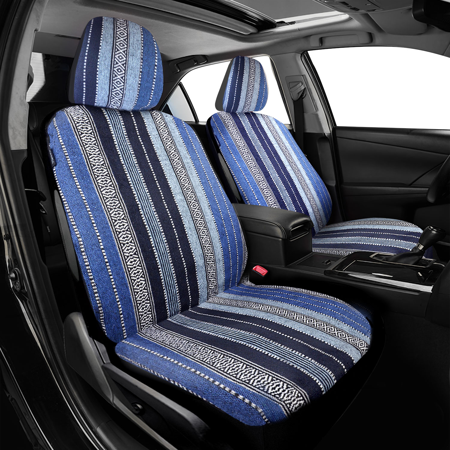 Universal Sport Car/Van Pull Over Waterproof Protective Seat Cover Black & Red Universal Sport Car/Van Pull Over Waterproof Protective Seat Cover Black & Red