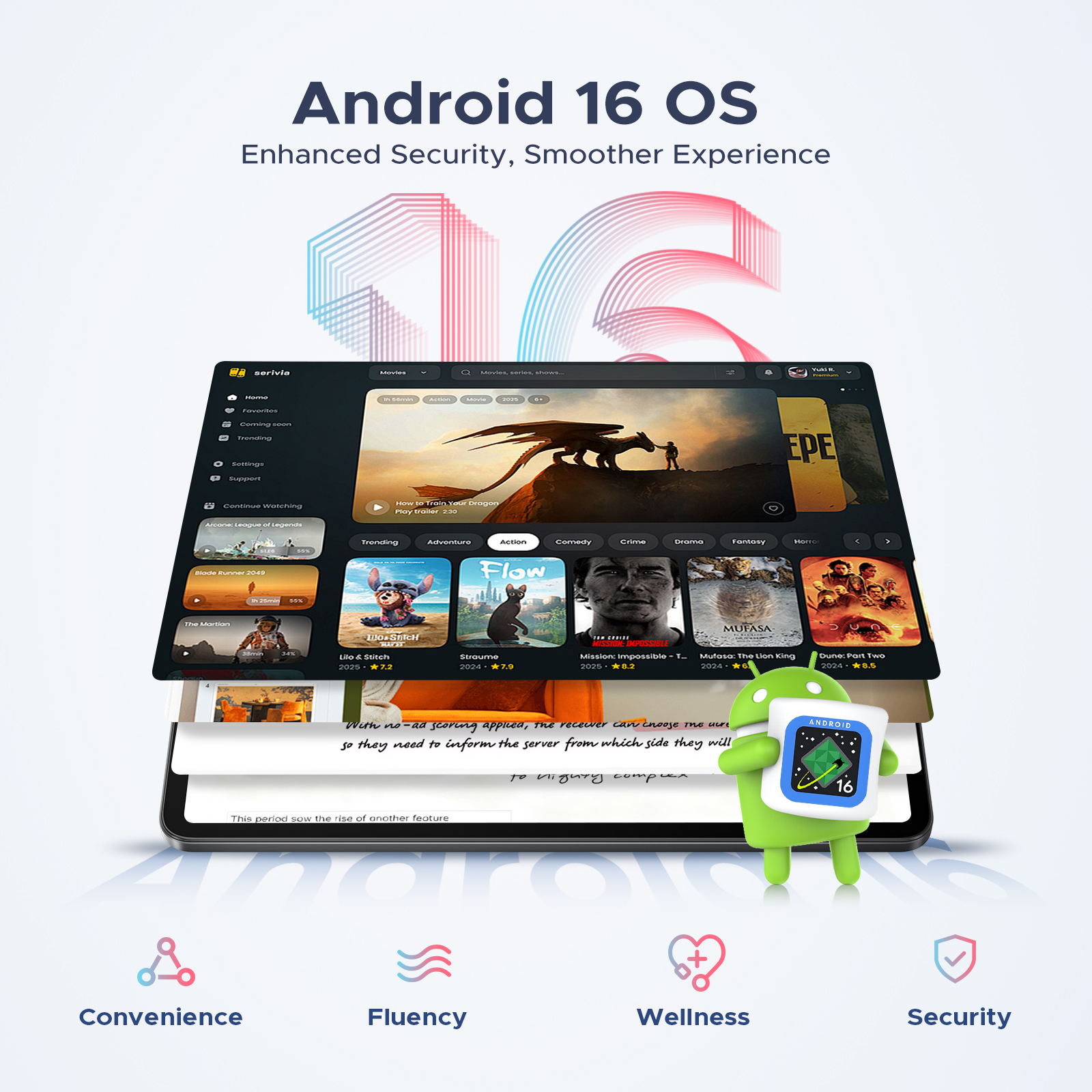 Aorlym P12 Pro 12 Inch Tablet Android 16 12000mAh/18W 48GB+256GB 8