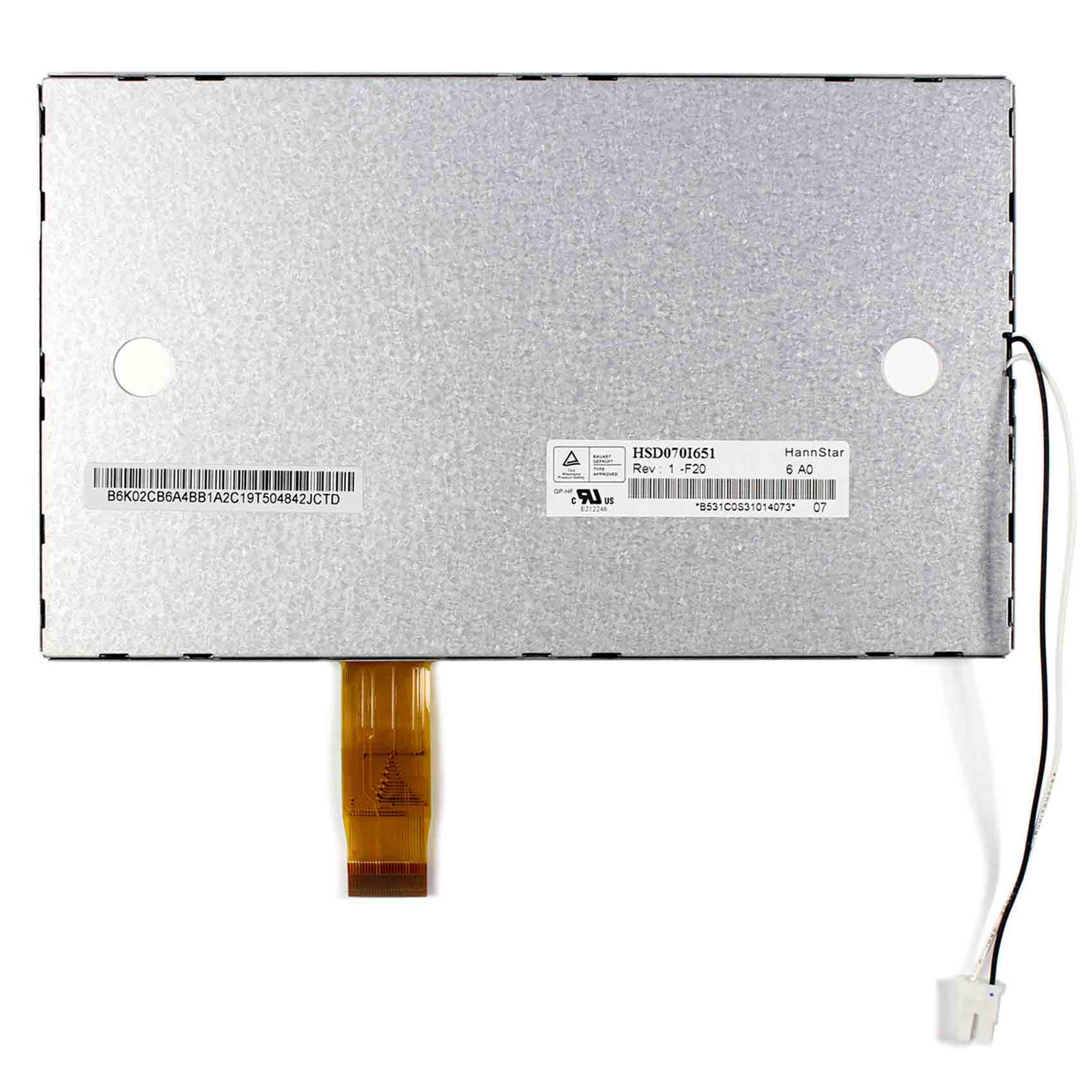 7inch TFT LCD Display HSD070I651 480x234 Resolution 7