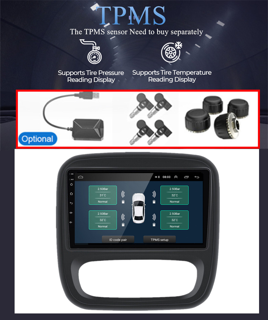 Autoradio GPS: RENAULT TRAFIC III Caixa - 281159066R / 253B02050R