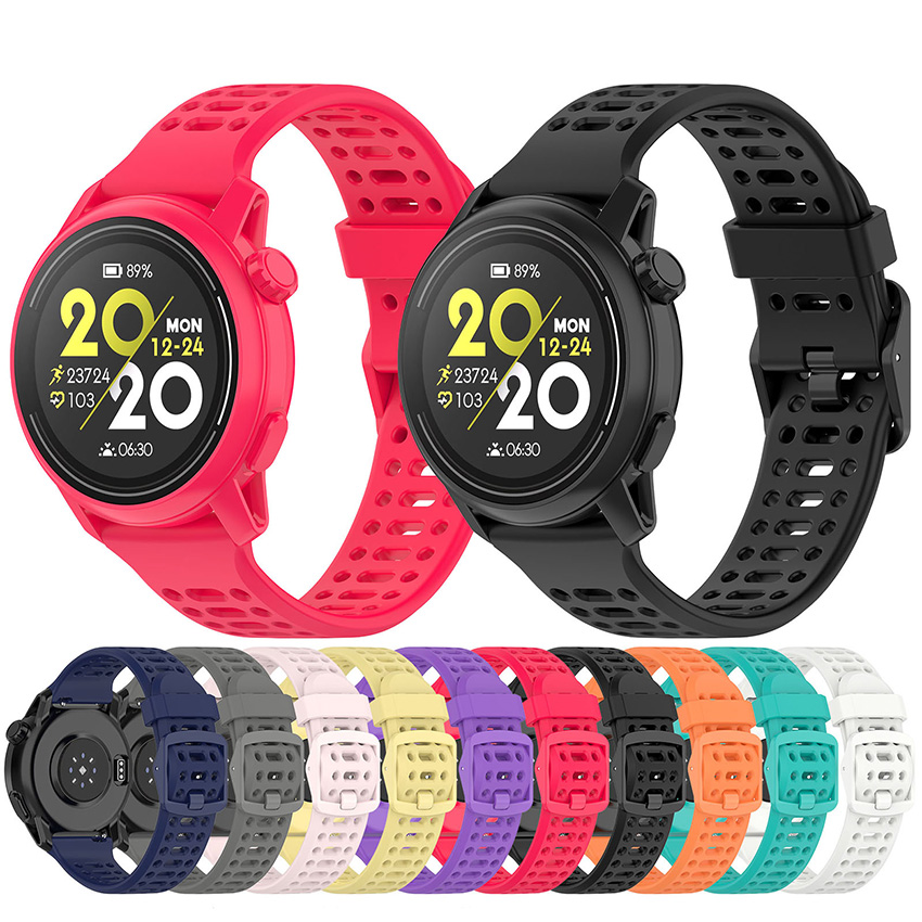 20MM/22MM Silicone Watch Strap Single Color For COROS APEX 2