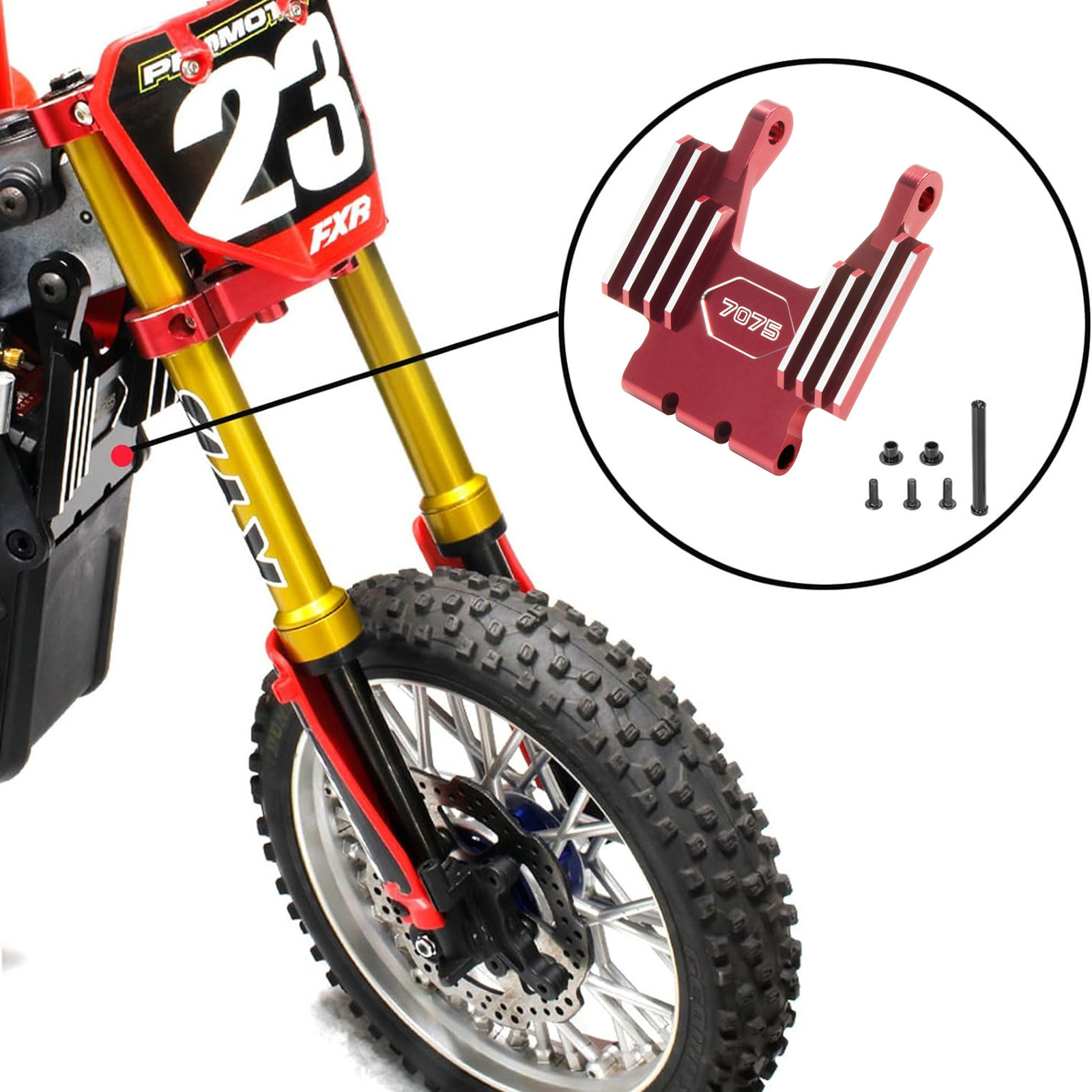 Rubinetto Raffreddamento Anteriore In Lega Per Losi PROMOTO-MX 1/4 &ndash; GPM Blu