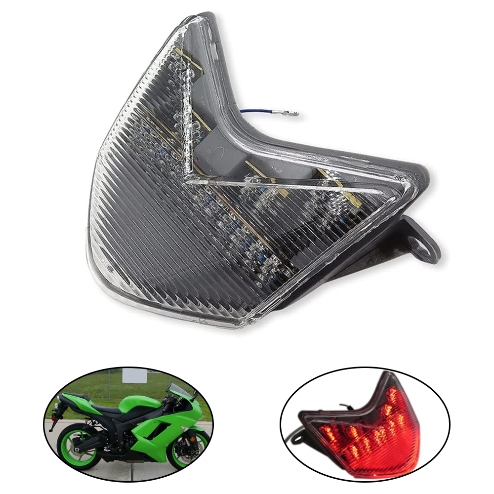 ヒカル【c1213】 Tail Brake Light Clear Replacement Lights Fit For Kawasaki Ninja
