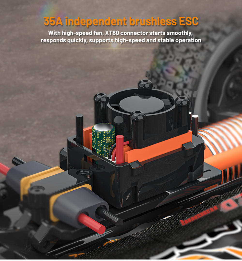 ZD Racing RC Car Racing BX-12 1/12 Brushless 2.4GHz 70KM/H High