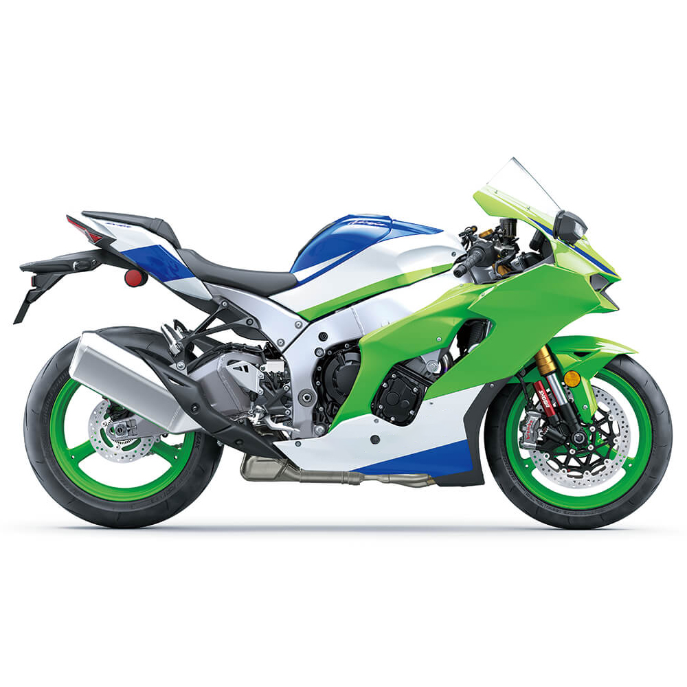 FU Injection Green White Fairing Fit for Kawasaki 2021-2025
