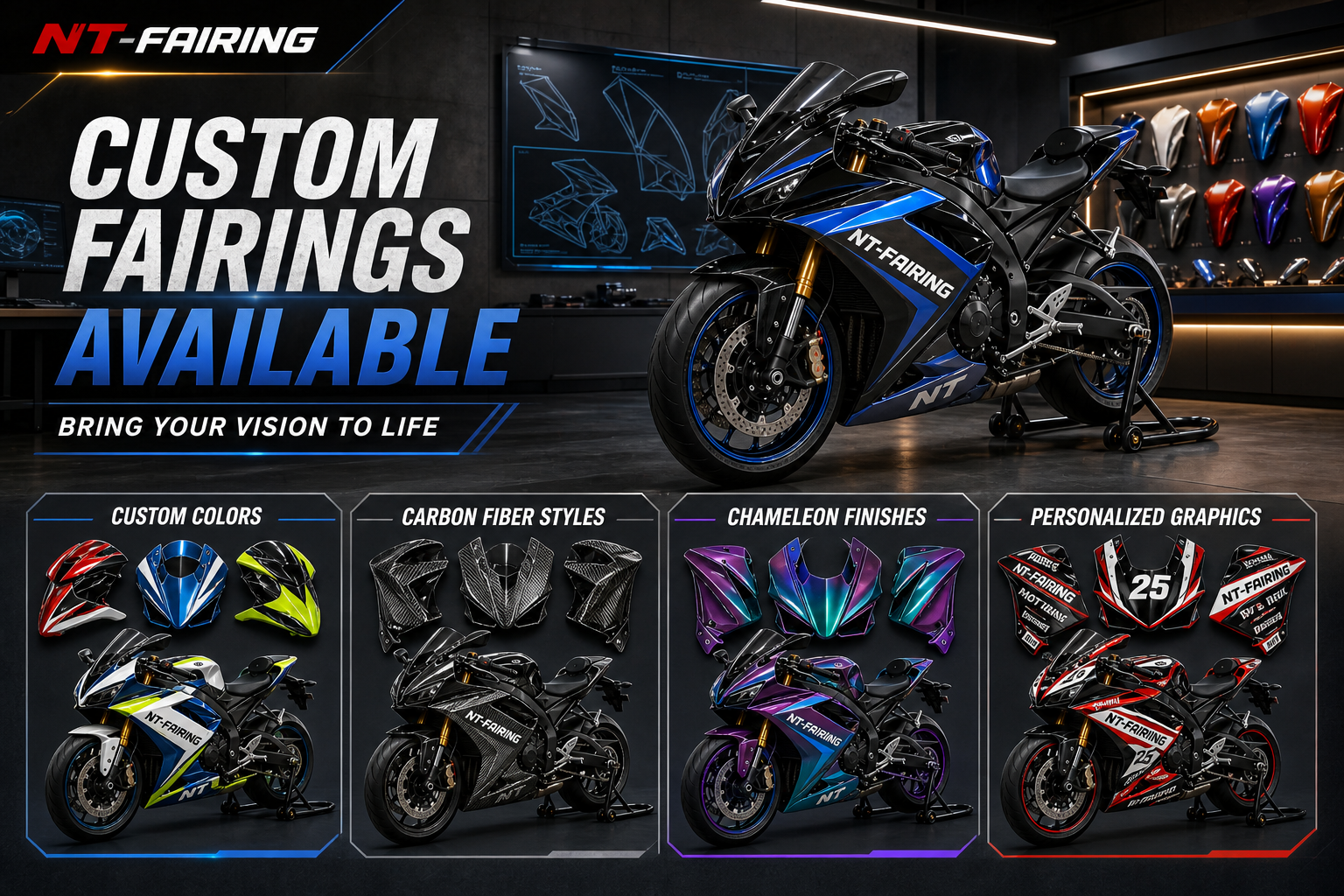 BANGKING 　わかめ FSM Green Black Injection Fairings Fit for Kawasaki Ninja 2006