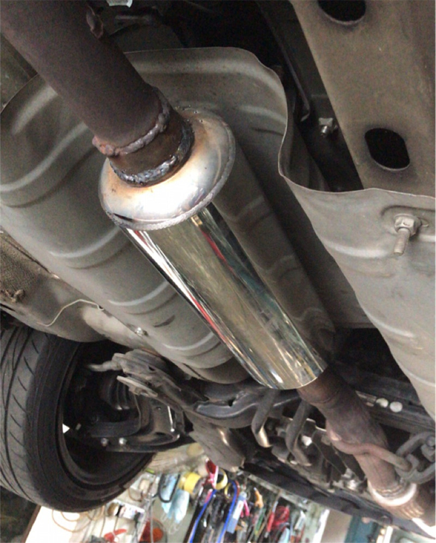 ID//OD 51mm 250mm long stainless middle car muffler silencer Tornado Muffler
