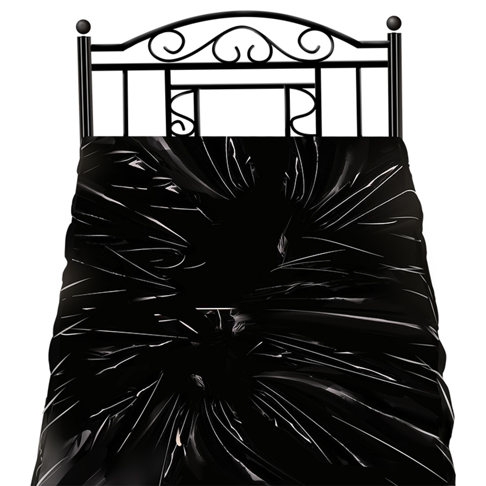 Black Pvc Waterproof Bed Sheet Couples Adult Game Wet Sexy Bedding Ebay