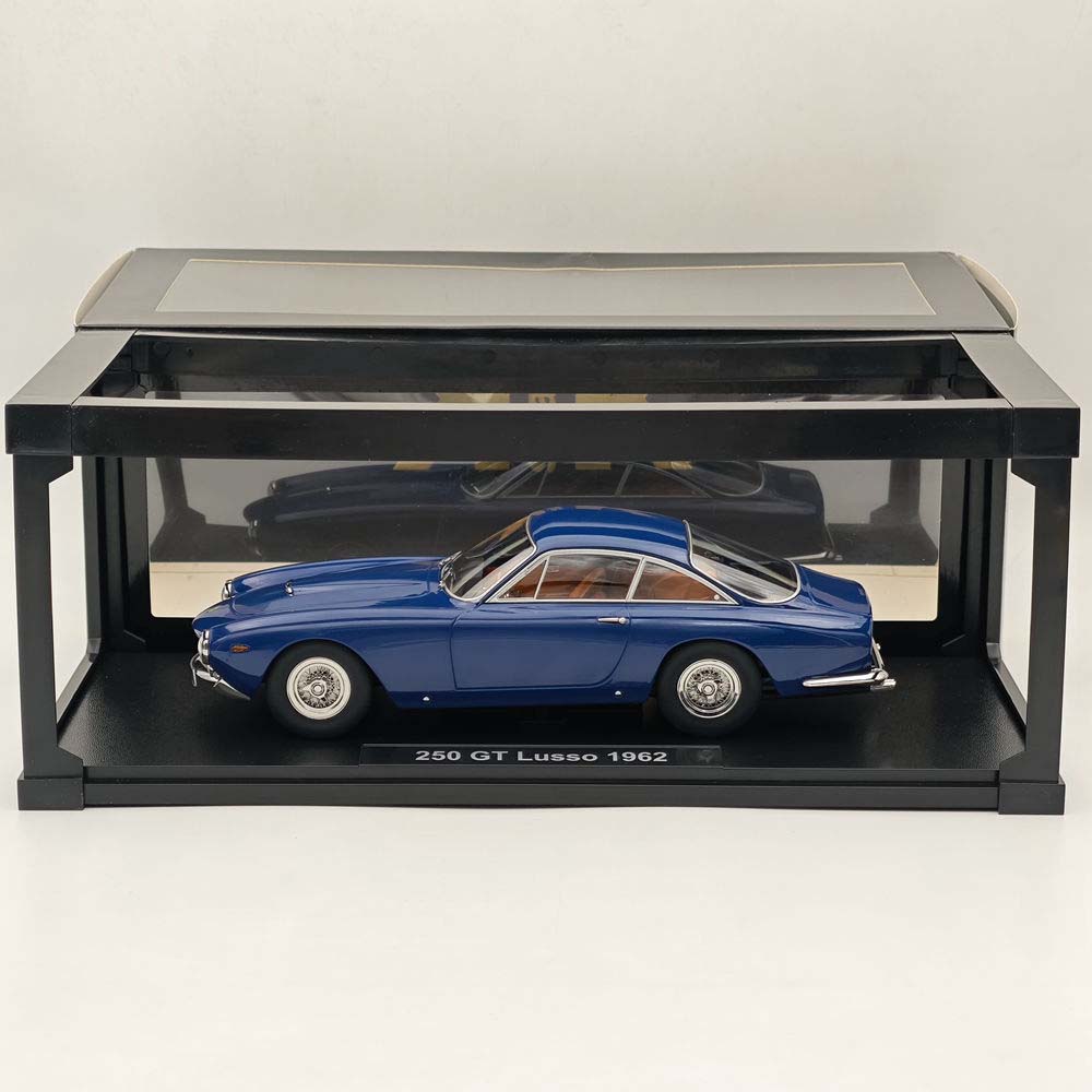 KK-Scale Ferrari 250 GT Lusso 1962 Miniature 1/18 Bleu Métal – Collection Neuve