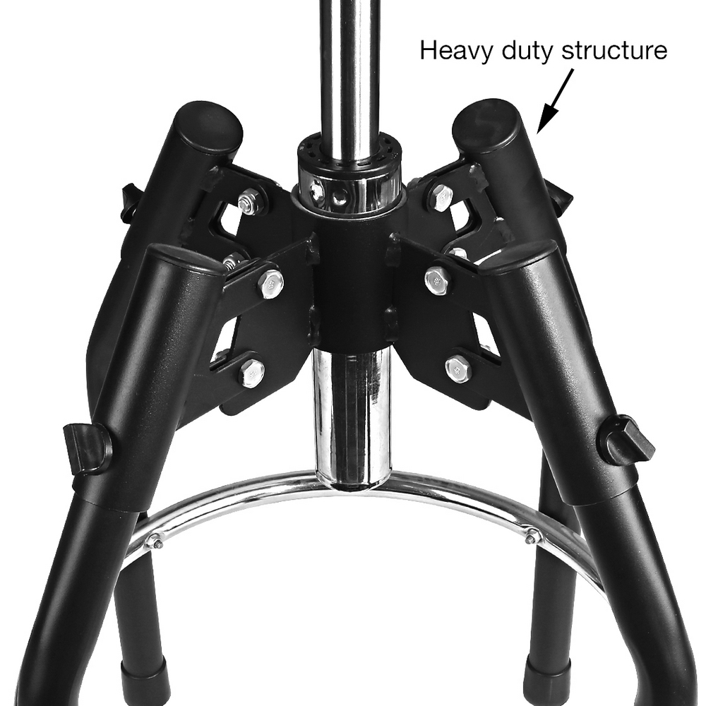 Workpro Adjustable Hydraulic Shop Stool – 29-34 In Swivel Bar Stool – 330 Lb Capacity