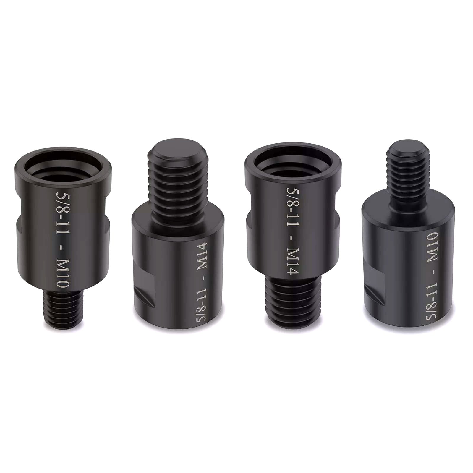 4-Pack Angle Grinder Converter Adapters – 5/8-11 Female To M14/M10 Male Thread For Polishers & Attachments