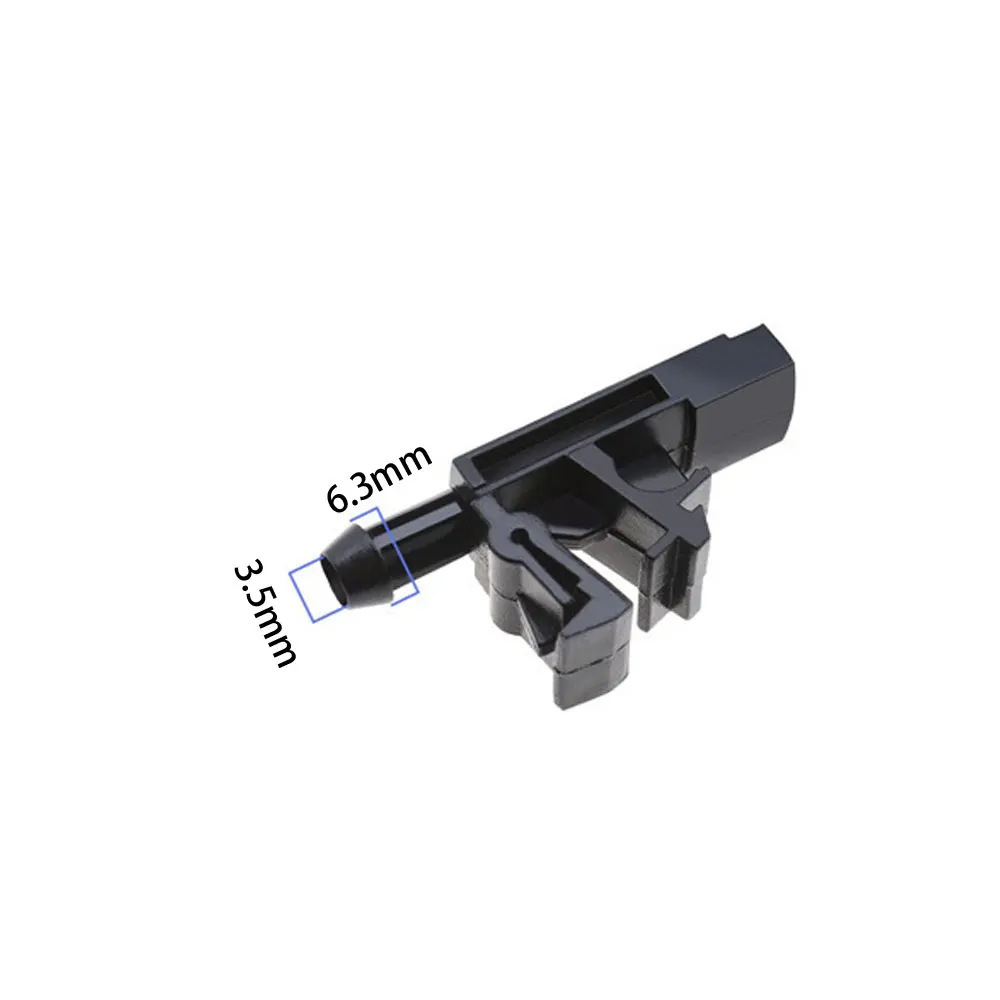 2x Car Front Windscreen Washer Jet Nozzle Fits for Peugeot 406 605