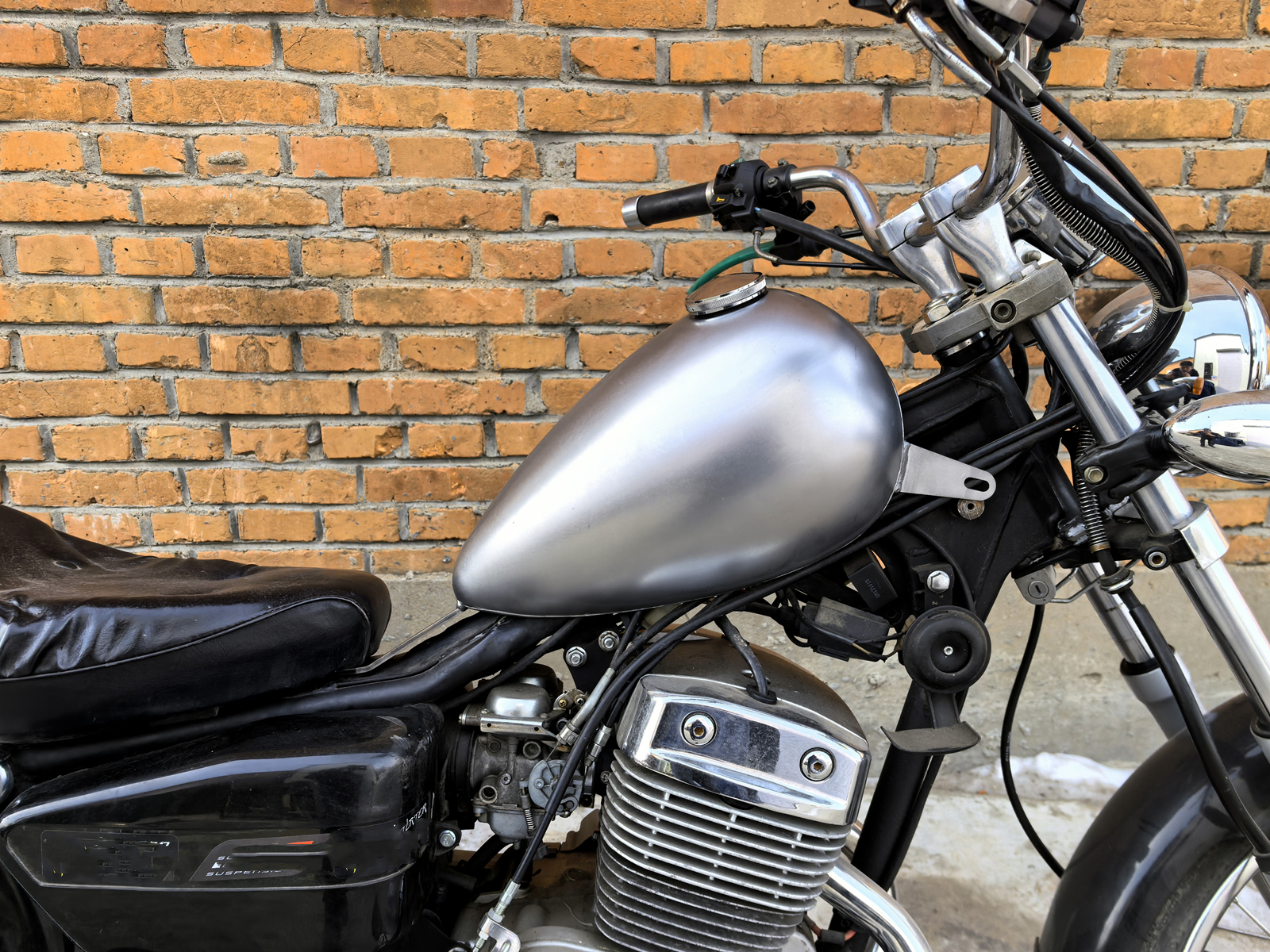 8L Hanmade Motorcycle Petrol Gas Fuel Tank With Cap For Honda