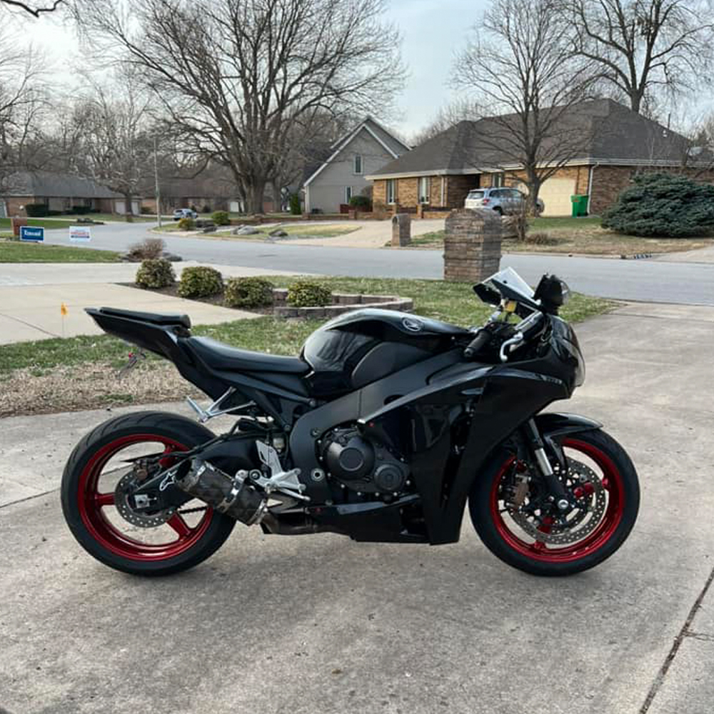 Complete Fairing Kit For Honda CBR1000RR 2008-2011 - Grey/Black/Red ABS Bodywork