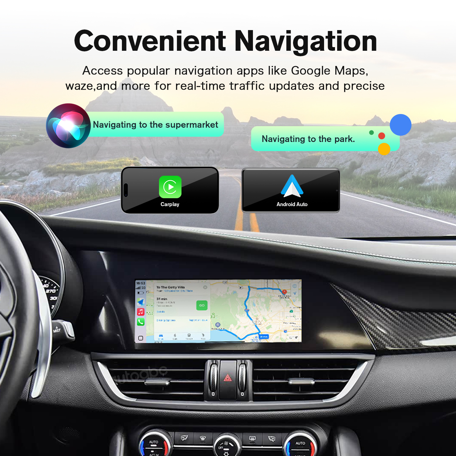 EU Warehouse Wireless CarPlay Android Auto Screen Upgra Cor Box Für Alfa Romeo Stelvio & Giulia 16-19 Molle Spiegel Lin-K