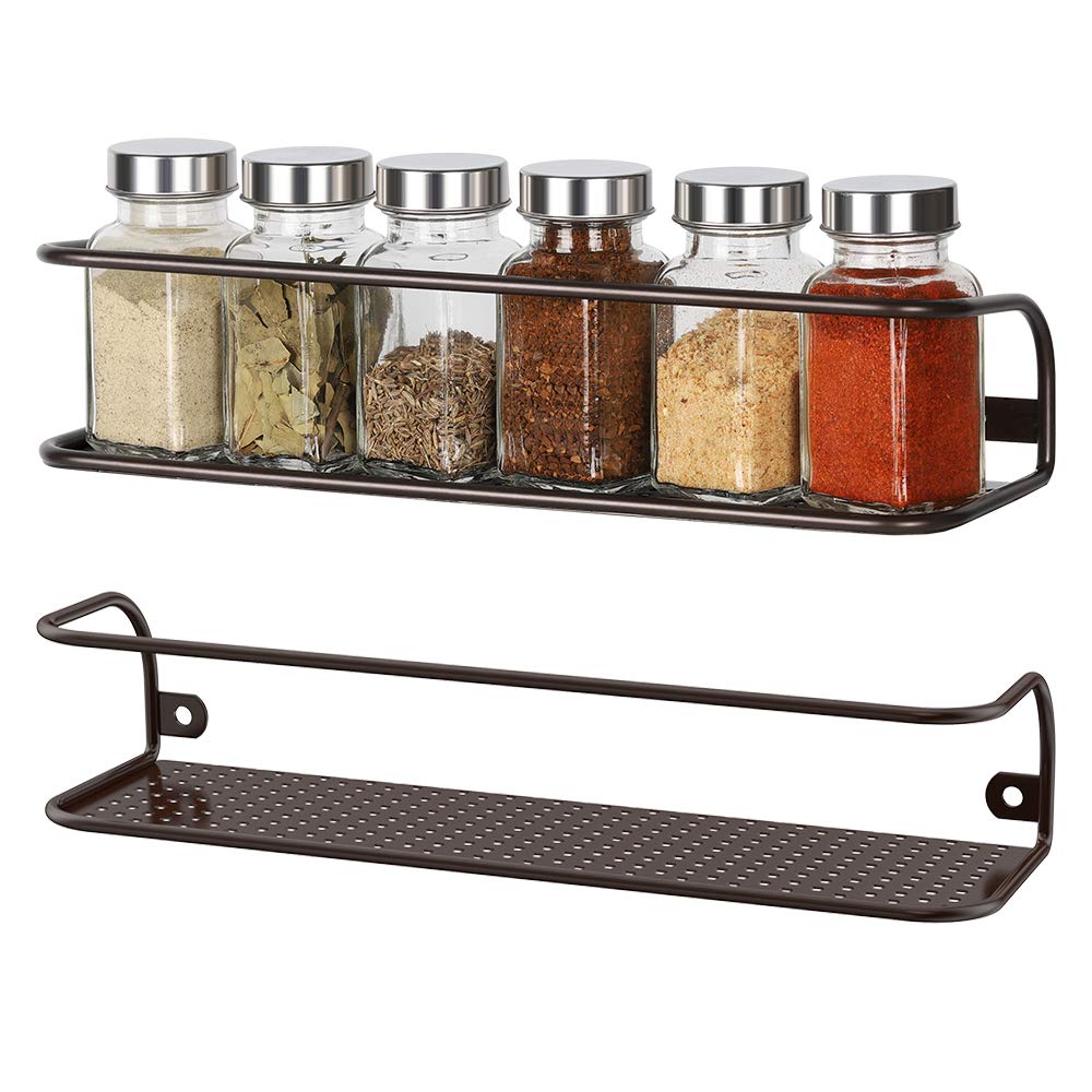 Nex Spice Racks Wall Mounted Spice Storage Kitchen Spice Organizer