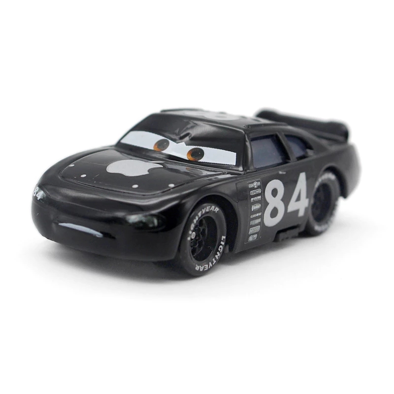 Disney Pixar Cars No.84 White Apple Car 1:55 Metal Diecast Toys
