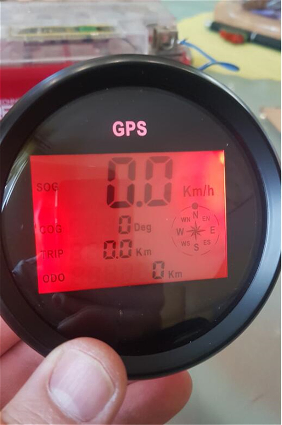 Car Truck Boat 12 24v Gps Digital Lcd Speedometer Mph Sog