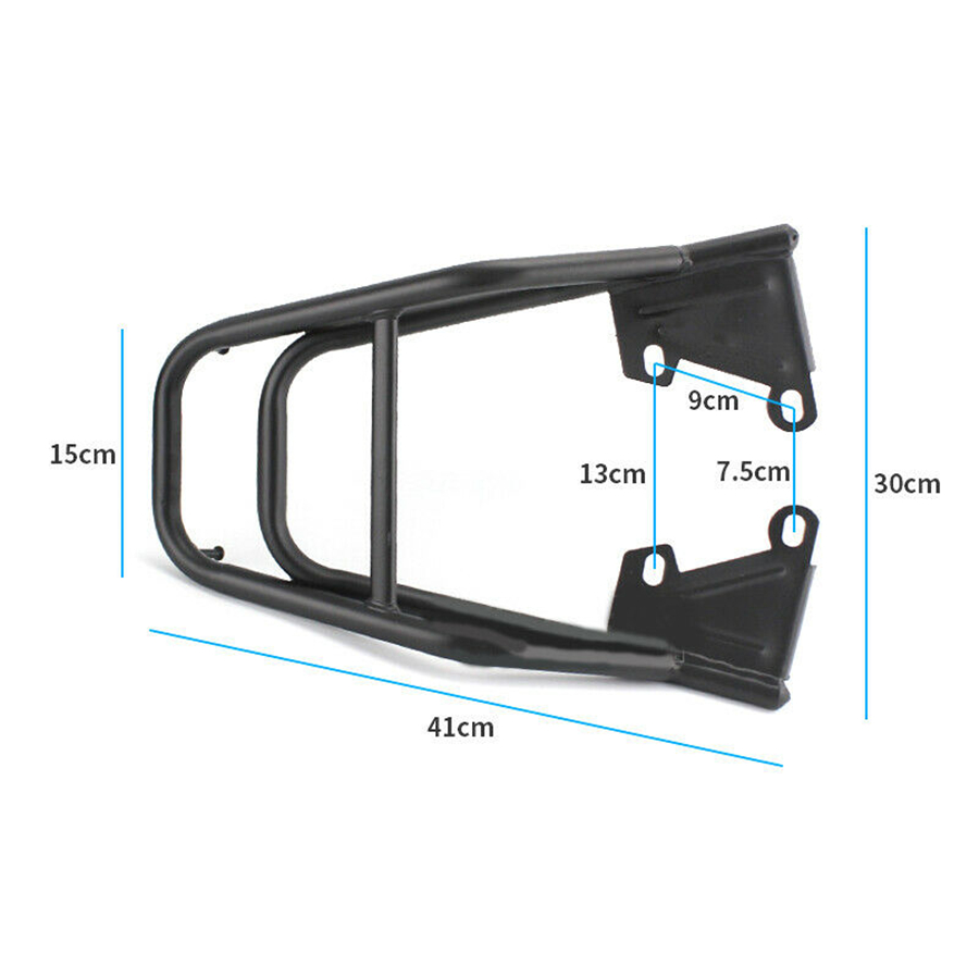 Motorcycle Scooter Bikes Refit Rear Luggage Rack Cargo Frame Carrier Shelf Kit e Motorcycle Scooter Bikes Refit Rear Luggage Rack Cargo Frame Carrier Shelf Kit e