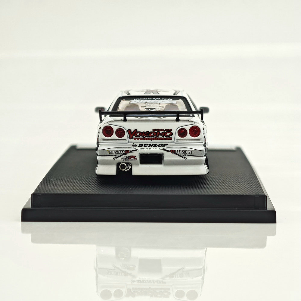 1:64 MORTAL NISSAN SKYLINE ER34 URAS D1GP BLITZ DUNLOF Diecast