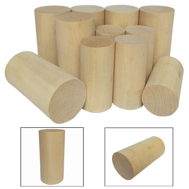 wooden cylinder block