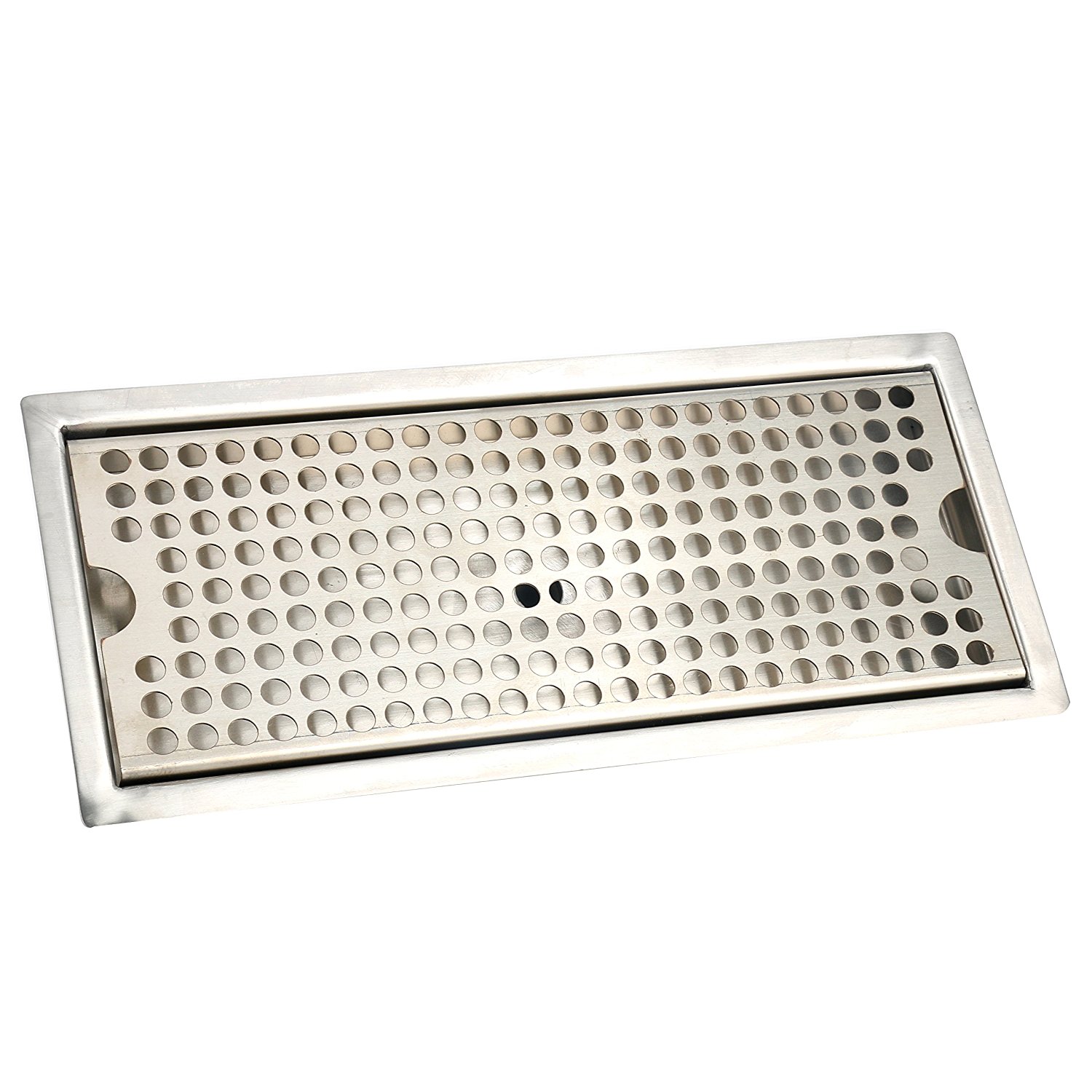Beer Drip Tray Stainless Steel Flush Mount Drip Tray w/ Drain 12" US