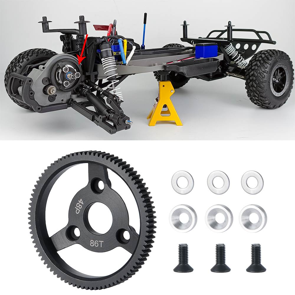 Ingranaggio (Spur Gear) 48P 86T Per Traxxas Slash 2WD E Crawler 1/10 &ndash; RCBATER