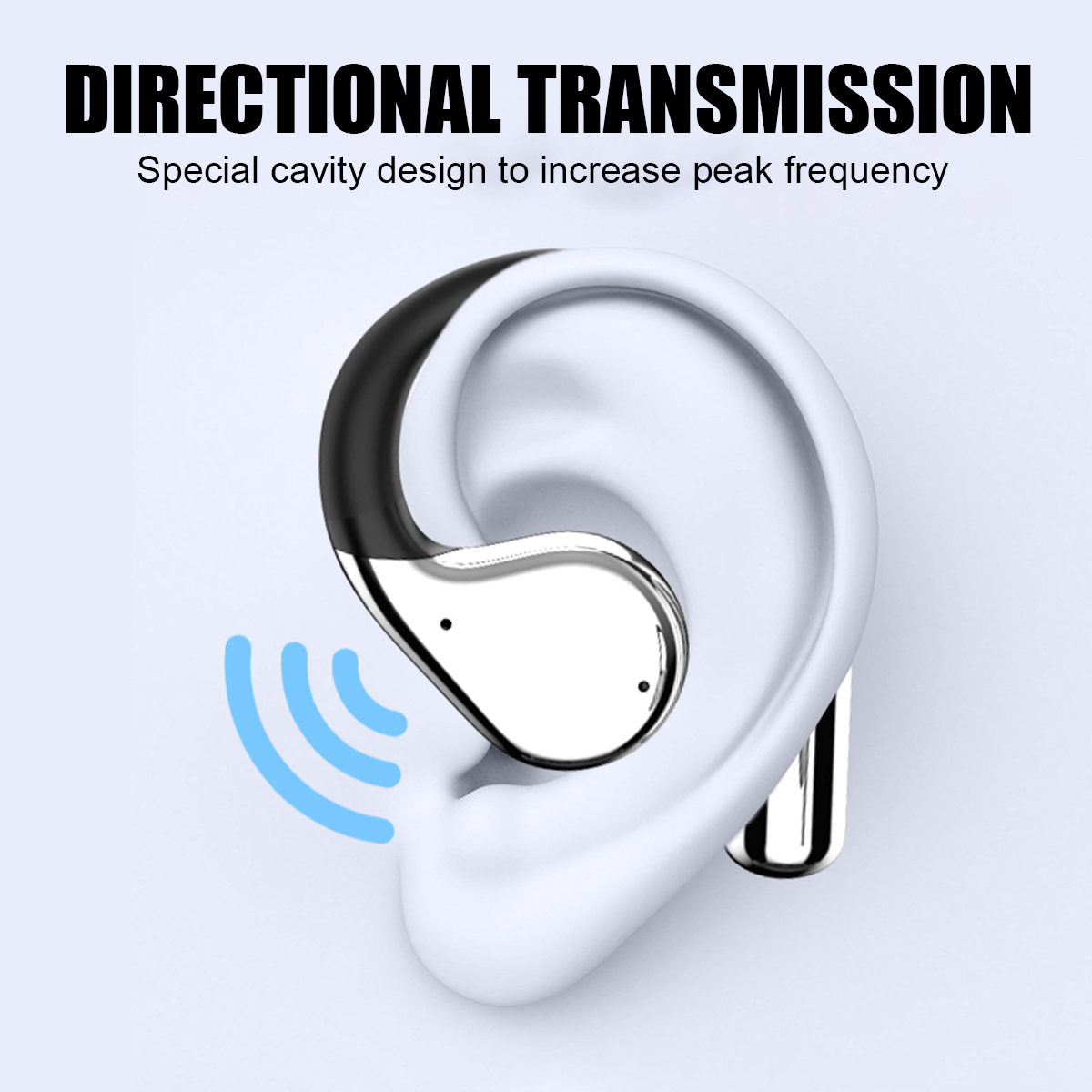 Over The Ear Earbuds Earhook True Wireless Open Earphones Bluetooth 5.4 New_voghion.com