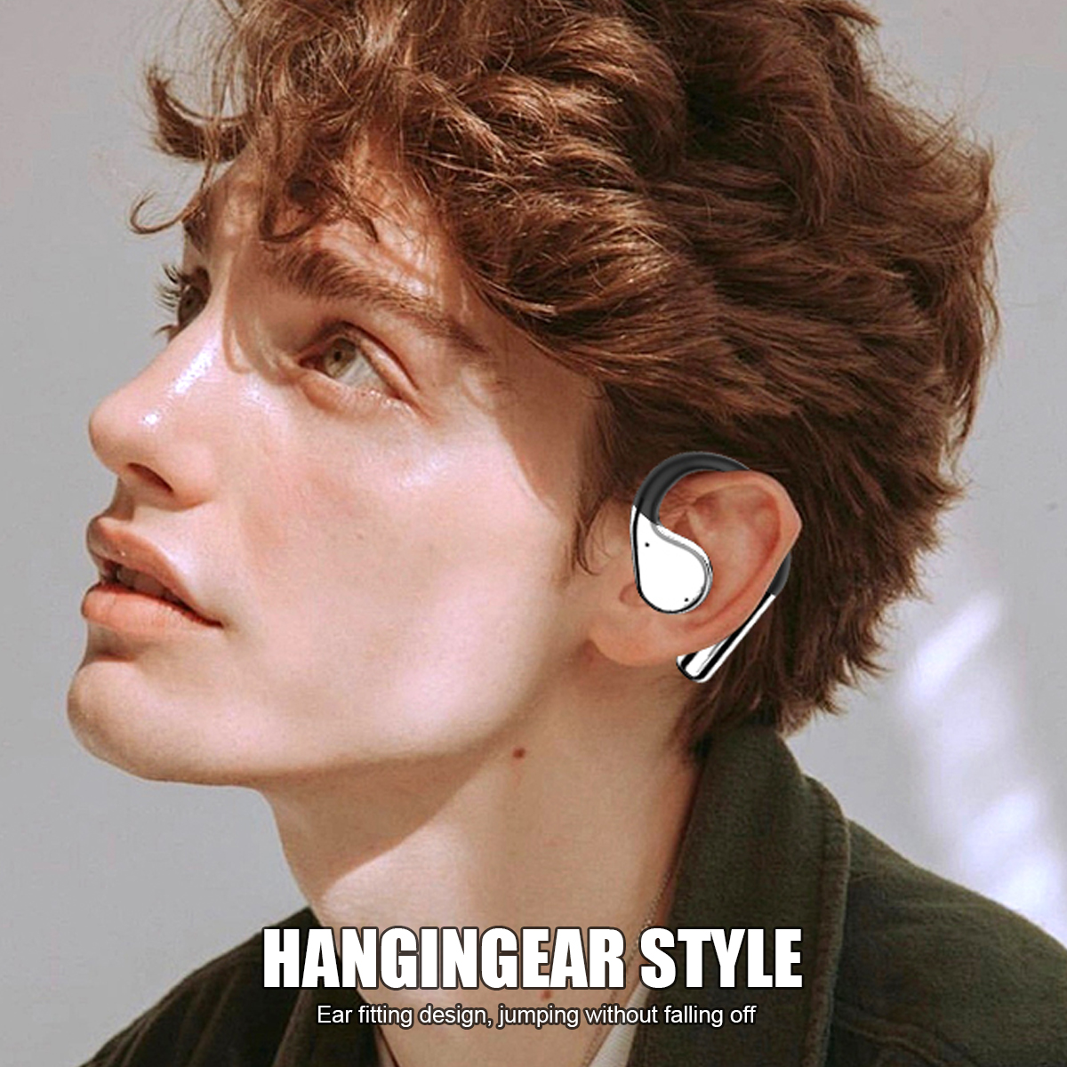 Over The Ear Earbuds Earhook True Wireless Open Earphones Bluetooth 5.4 New_voghion.com