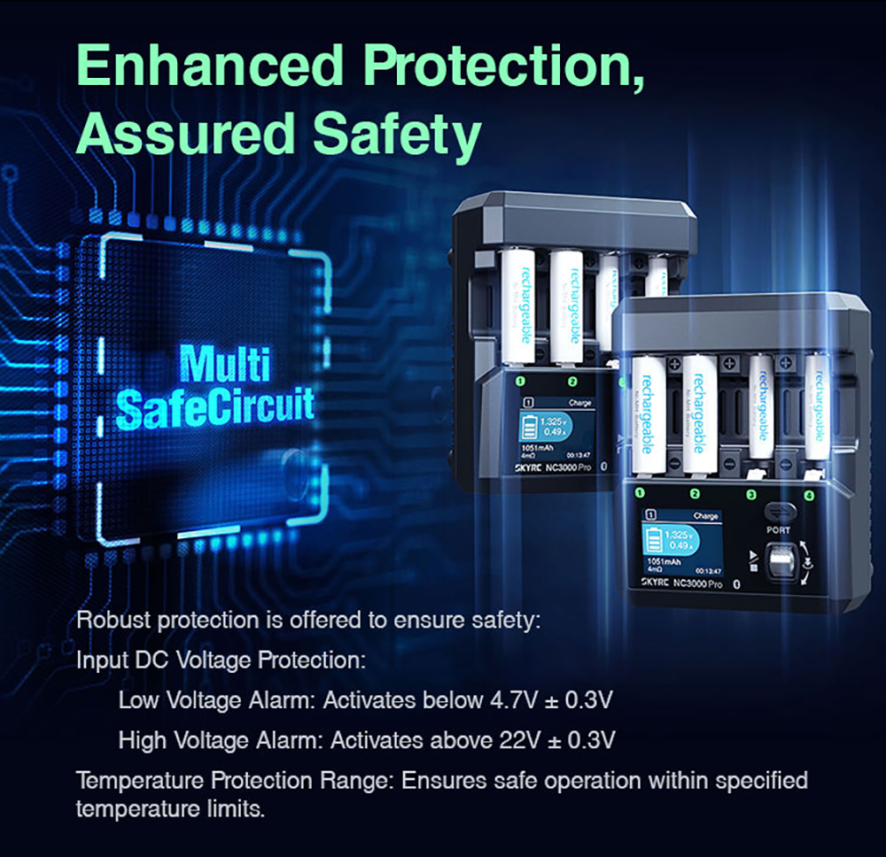 自動車 SKYRC NC3000pro NC3000 Pro AA/AAA NiMH/NiCD Battery Charger & Analyzer - SkyRC