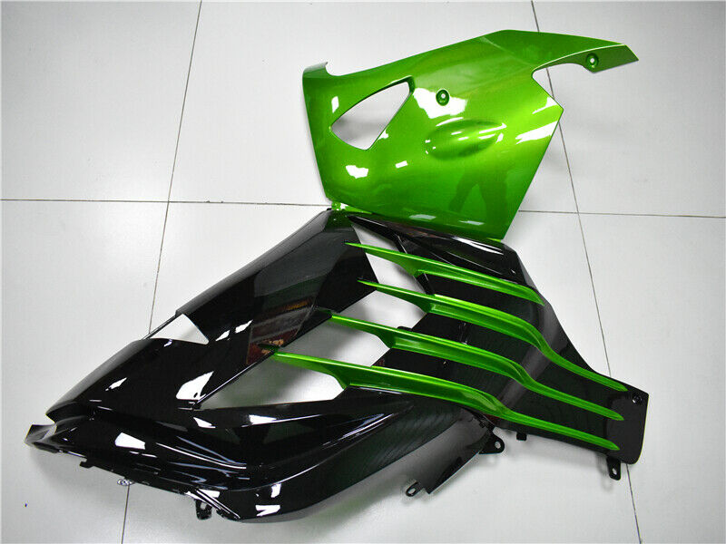 FU Green Black Injection Fairing Fit for Kawasaki ZX14R