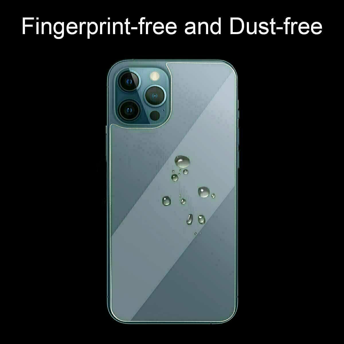 IPhone 12 Pro Max Tempered Glass Back Cover Protector - 9H - Clear - Foto 4