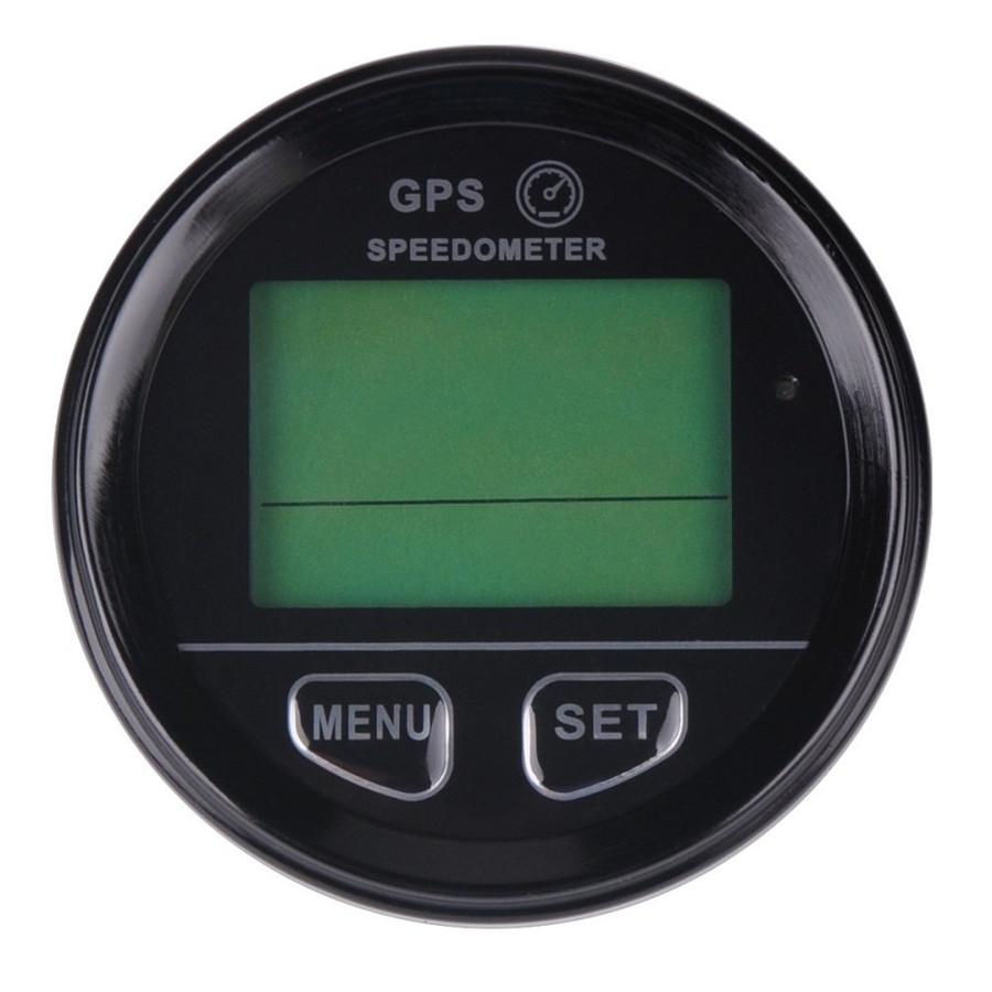 Car 3 In 1 Digital GPS Speedometer Odometer Voltage Waterproof Green