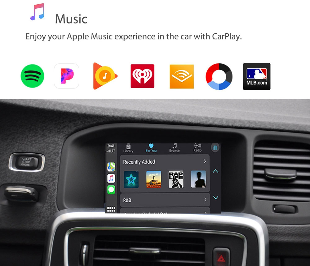 Car Play sans Fil Volvo V60 (2015-2019), autoradio-boutique