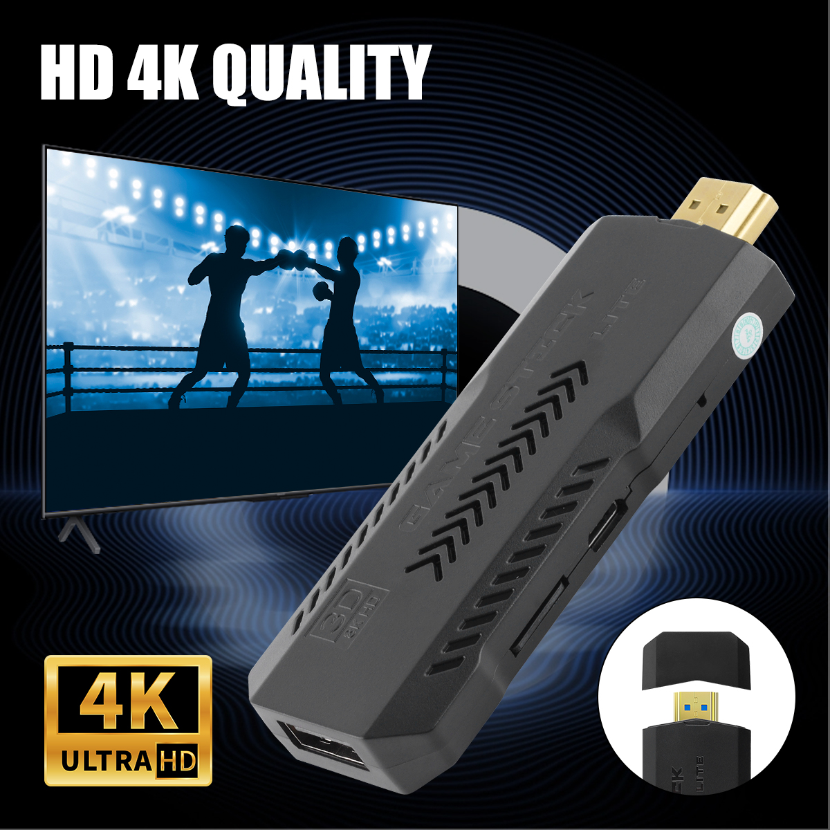 Video Games X2 Plus Retro Emulator Console 4K, Game Stick With 256g Storage H 446581