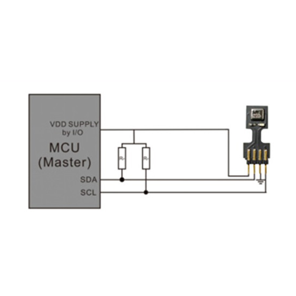 AHT25 Temperatuur En Vochtigheid Sensor Module SIP-4 - Hoge Precisie