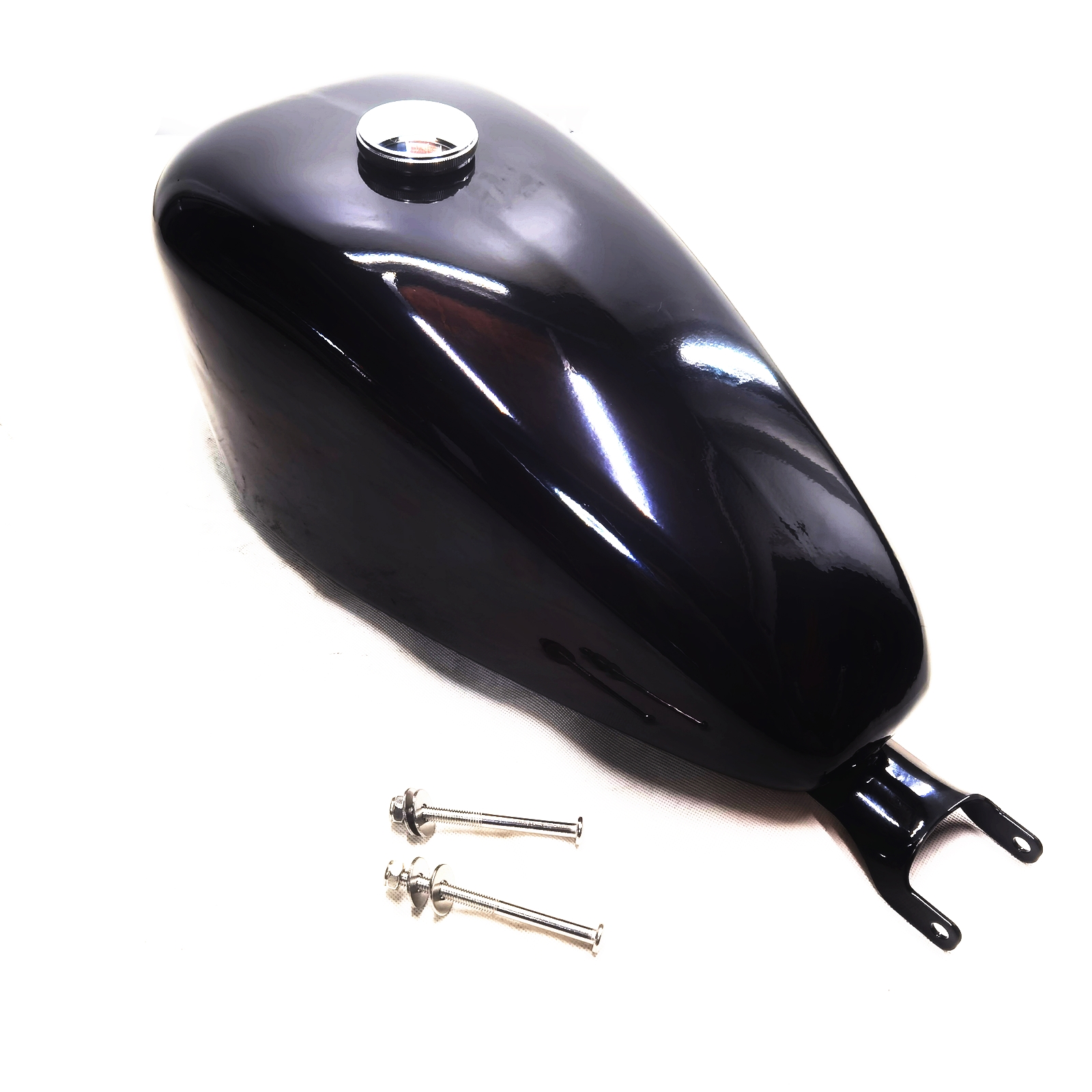 Gloss Black Petrol Fuel Tank For Harley Sportster XL1200 883N X48