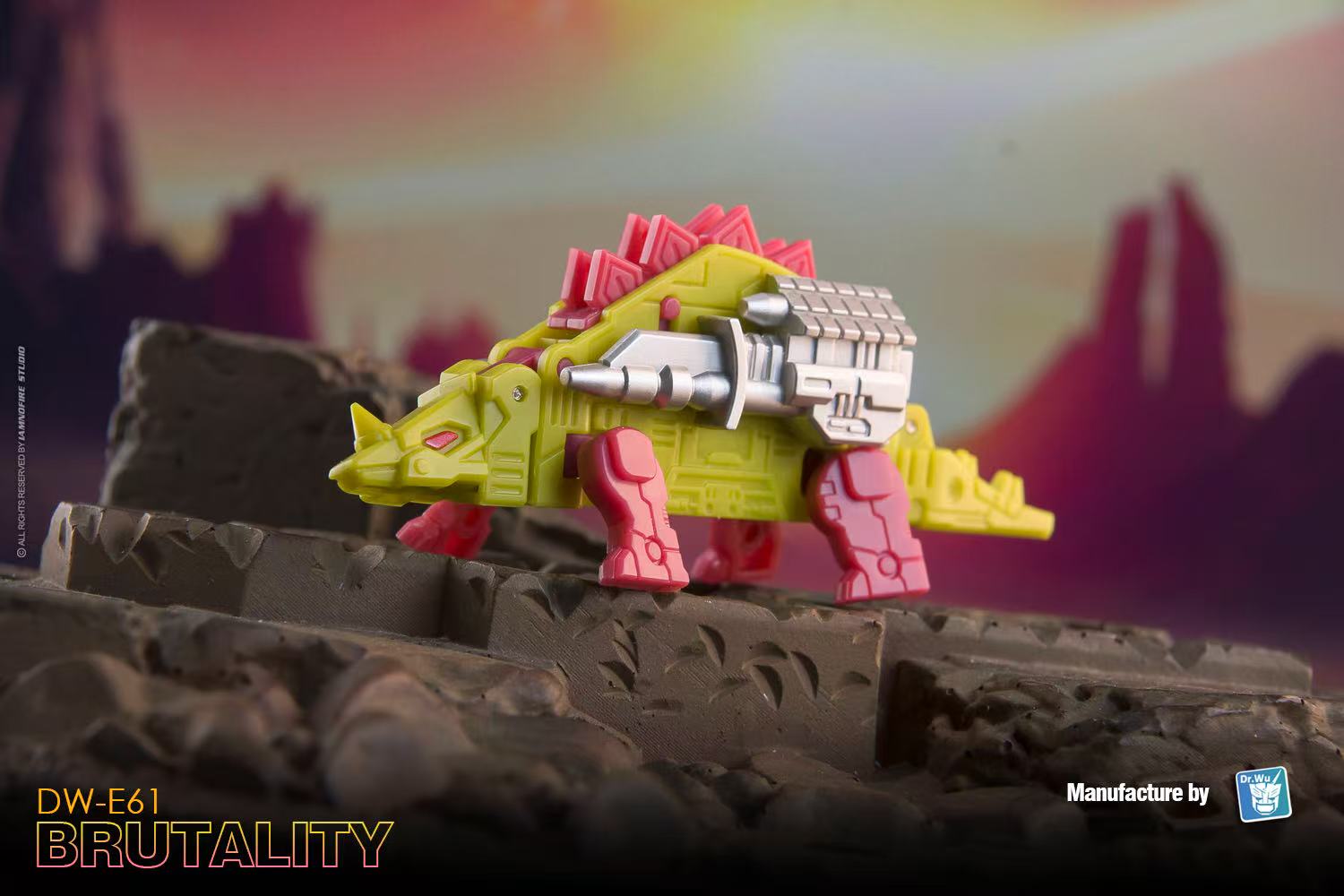 DR.WU DW-E61 BRUTALITY DW-E62 SLAUGHTER Mini Dinosaur tape SET