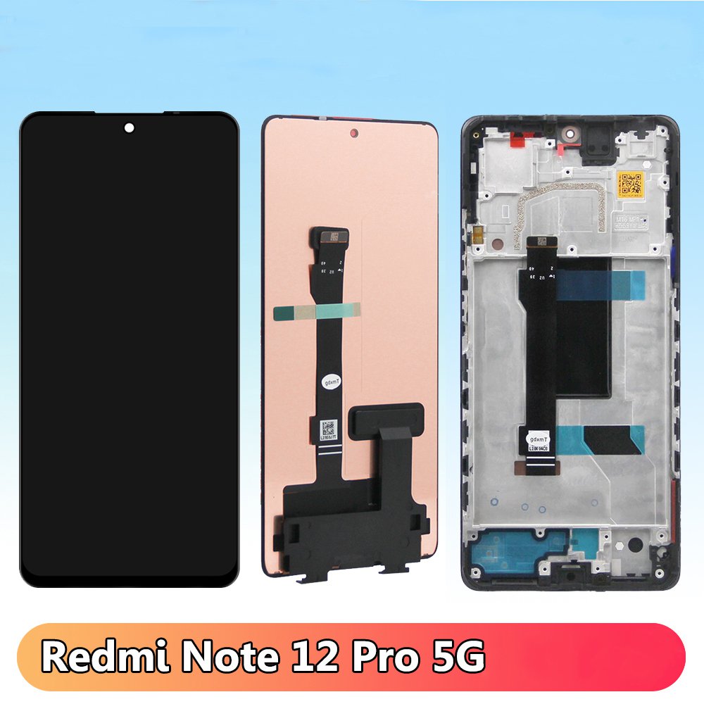 For Xiaomi Redmi Note 12 Pro 5G LCD Display Touch Screen Digitizer