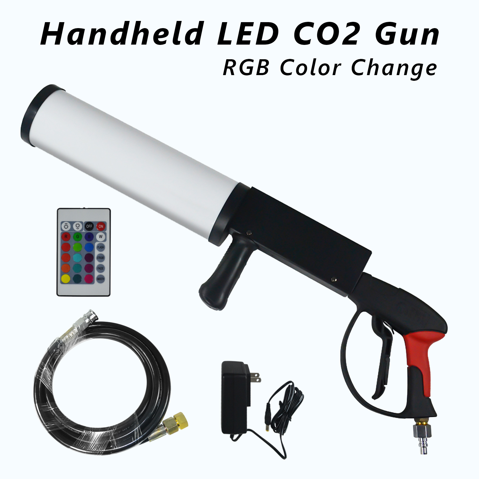 CO2 Air Gun w/ LED Hold Bar DJ Gun Stage Performance Back Type RGB Mixed eBay