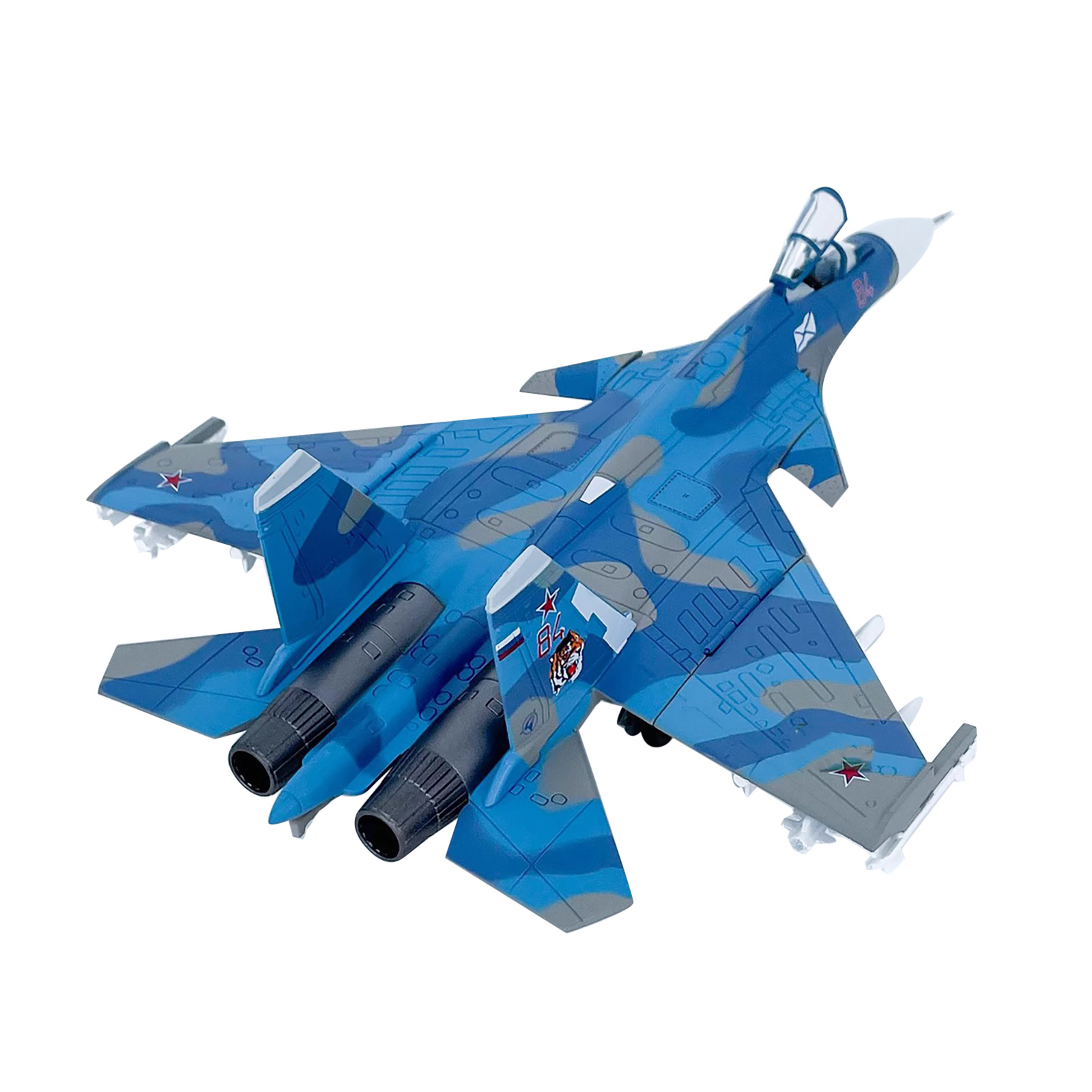 1/100 Diecast Alloy Russian Navy Su-33 Fighter Aircraft Model