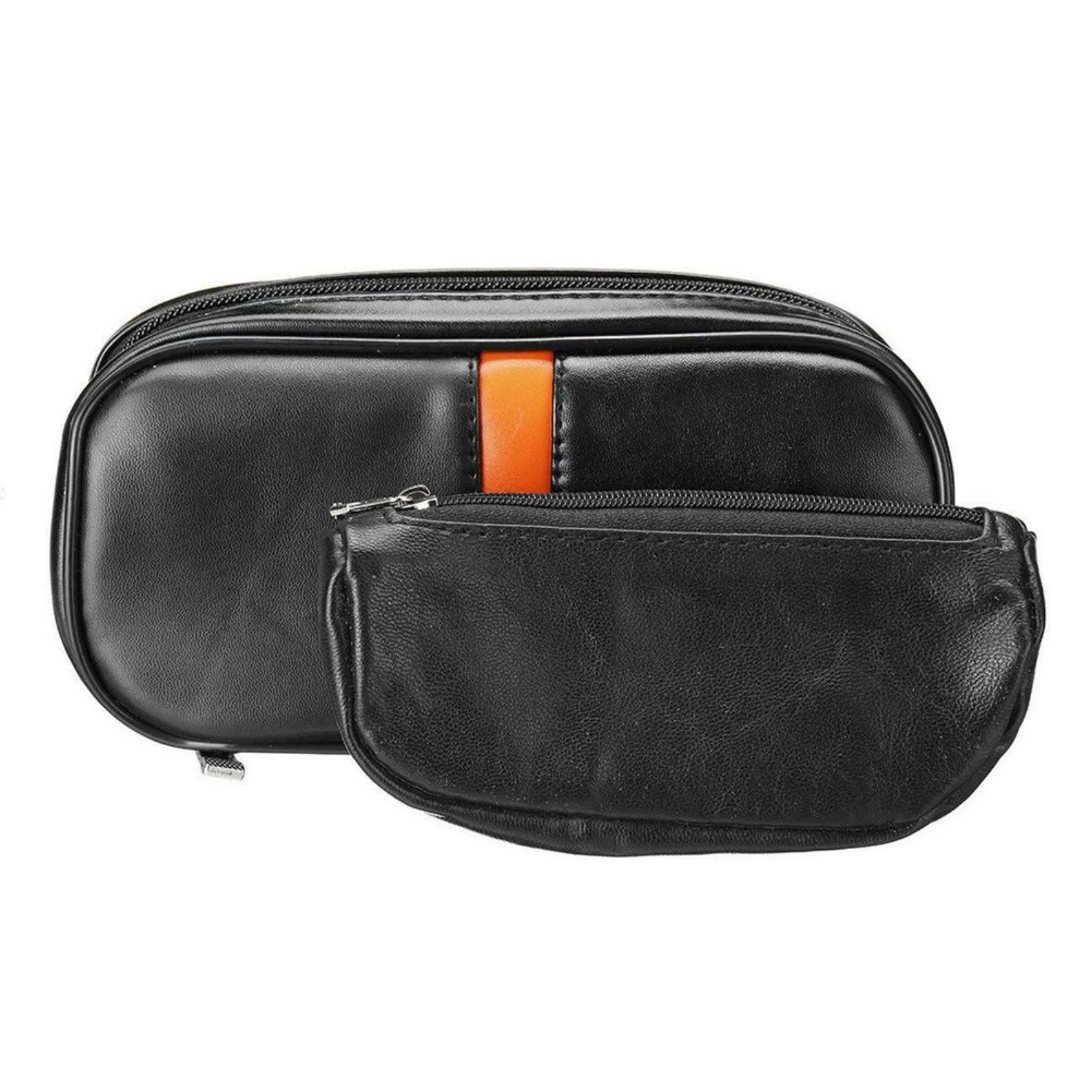 tobacco storage pouch Genuine Leather Smoking Pipe Case with Tobacco Pouch Storage 19cm Portable