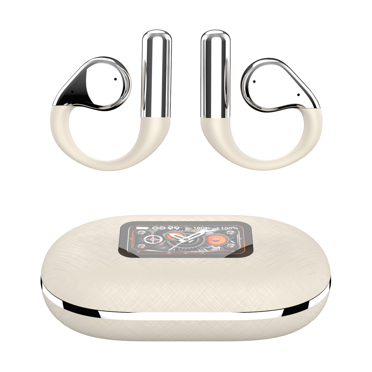 Over The Ear Earbuds Earhook True Wireless Open Earphones Bluetooth 5.4 New_voghion.com