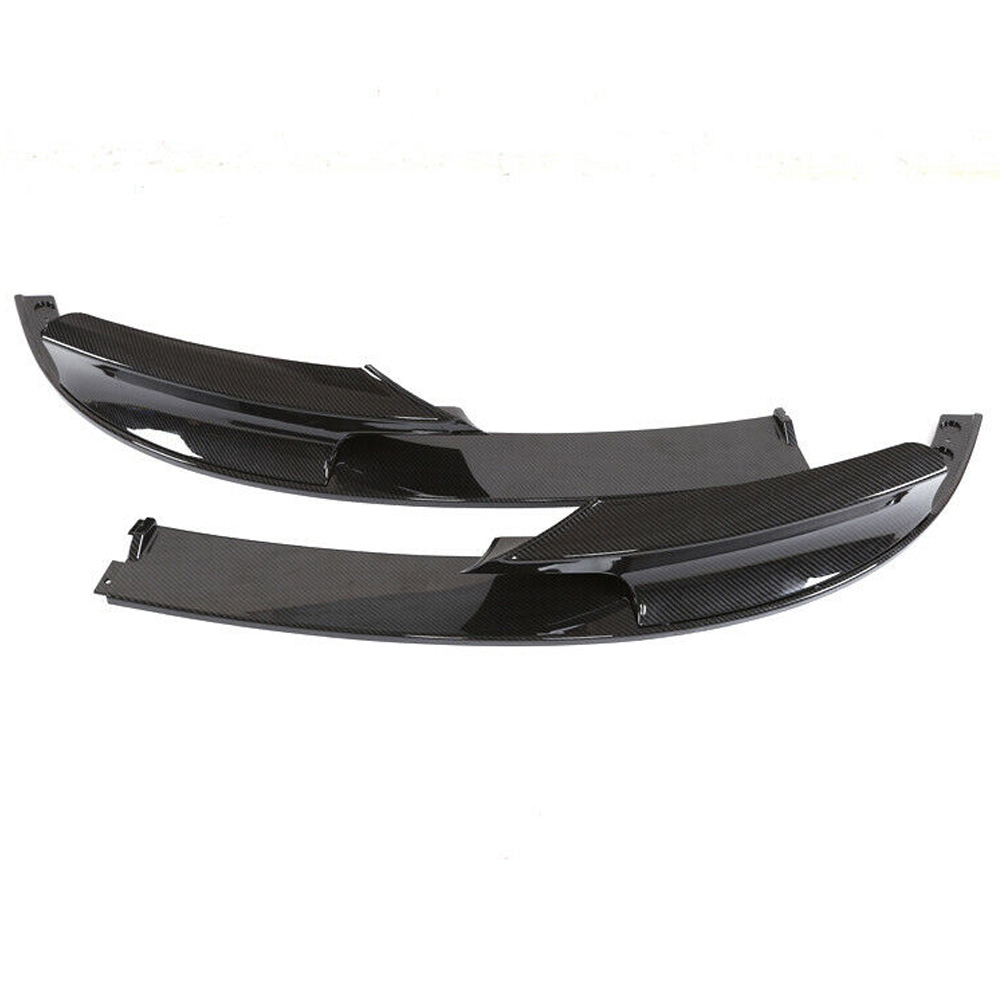 thumbnail image 2 of Carbon Look Front Bumper Lip Spoiler For BMW F30 3 Series 2012-2018 (M Style, 2PCS) 2 of 5